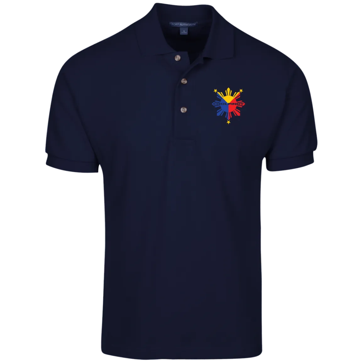 CoolPinoy Tricolor Cotton Knit Polo