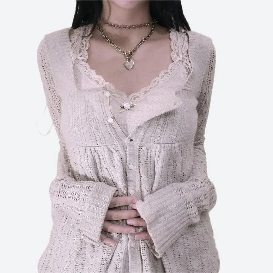 Cozy Button-Up Knit Cardigan Sweaters