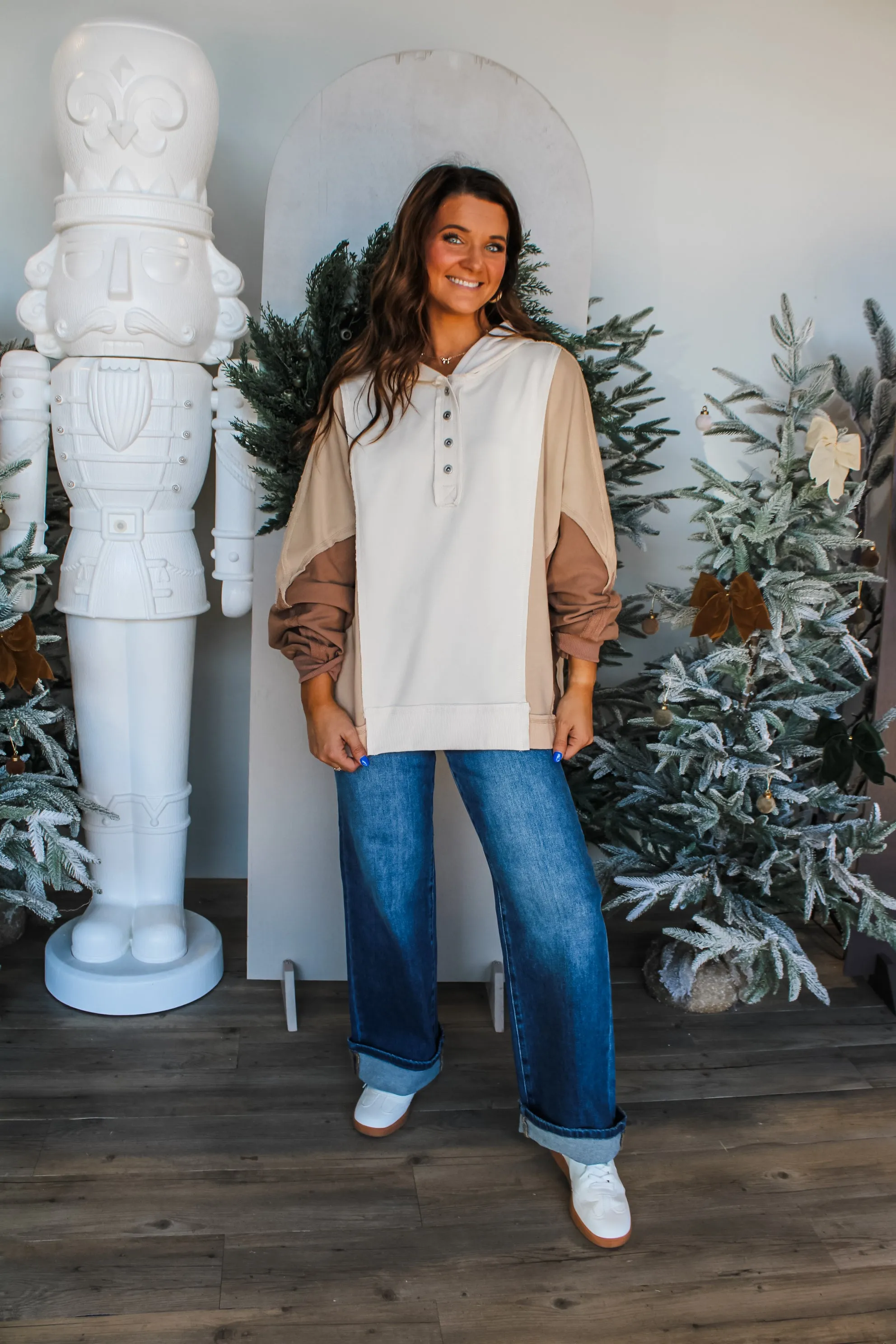 Dashing Through The Snow • Beige Multi