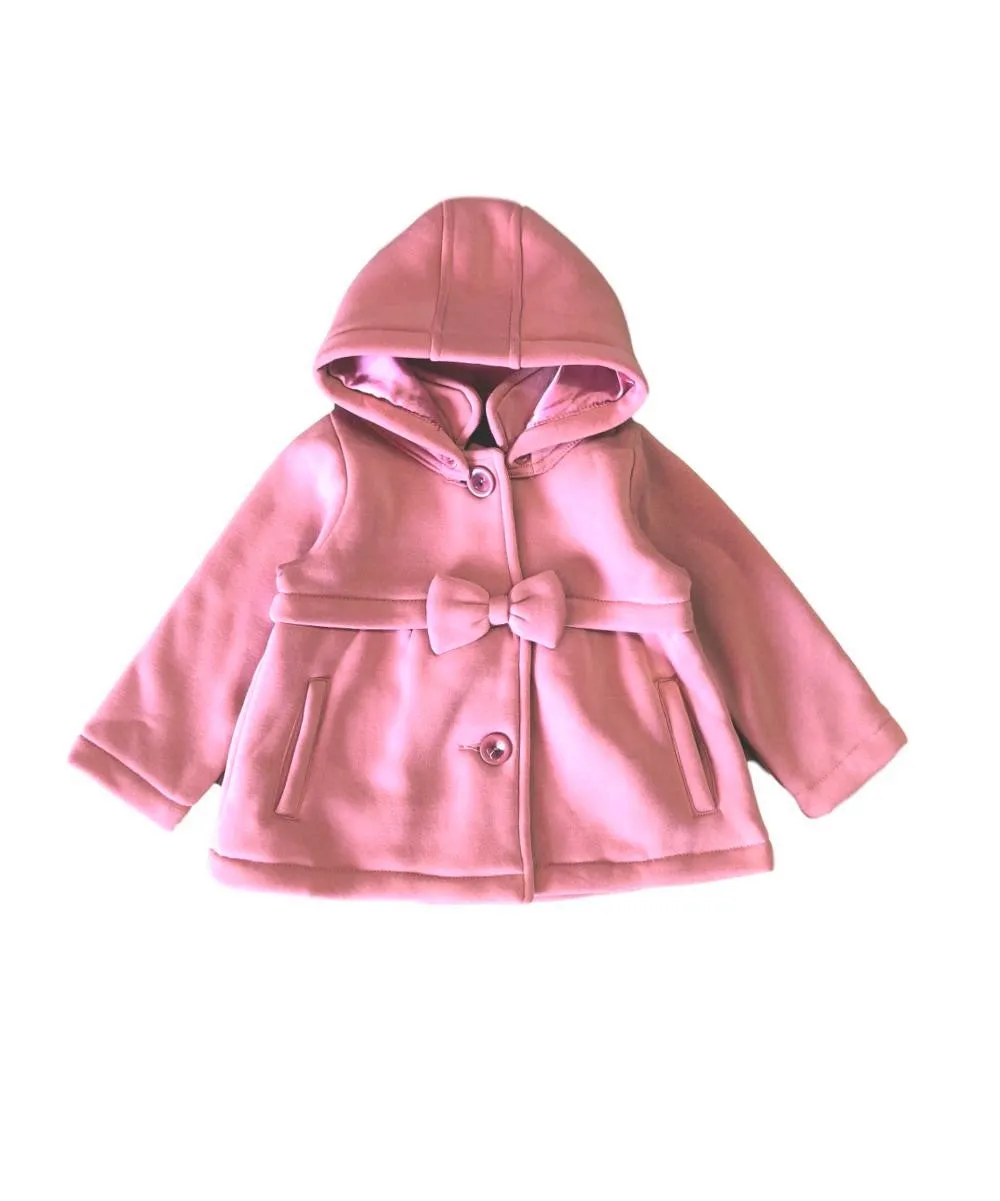 Fancy Pea Coat With Bow