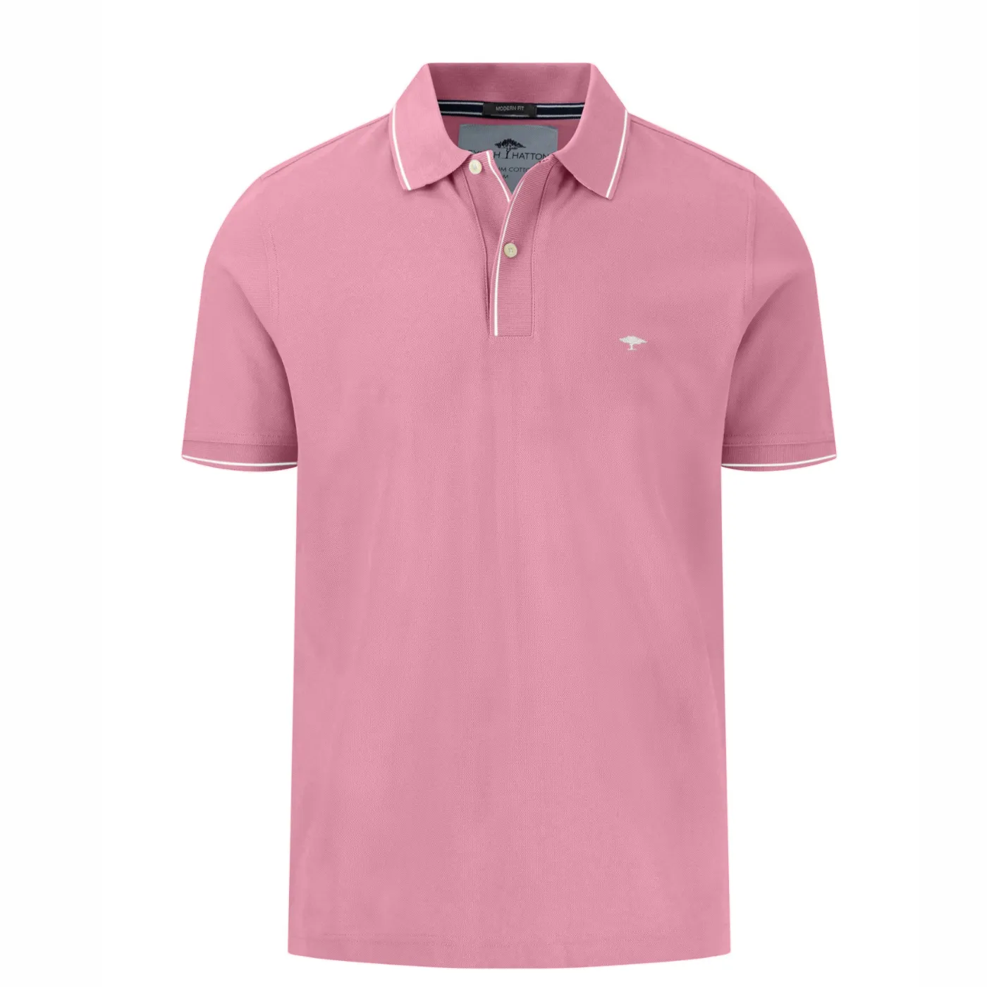 Fynch Hatton Premium Cotton Polo w/Trim