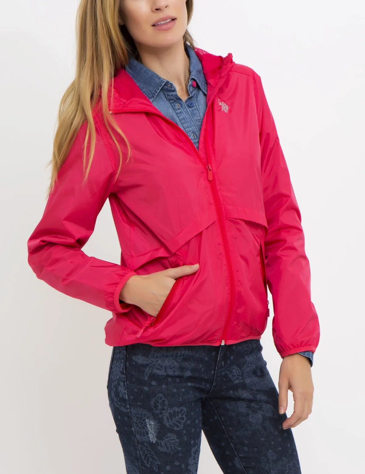 HOODED WINDBREAKER JACKET
