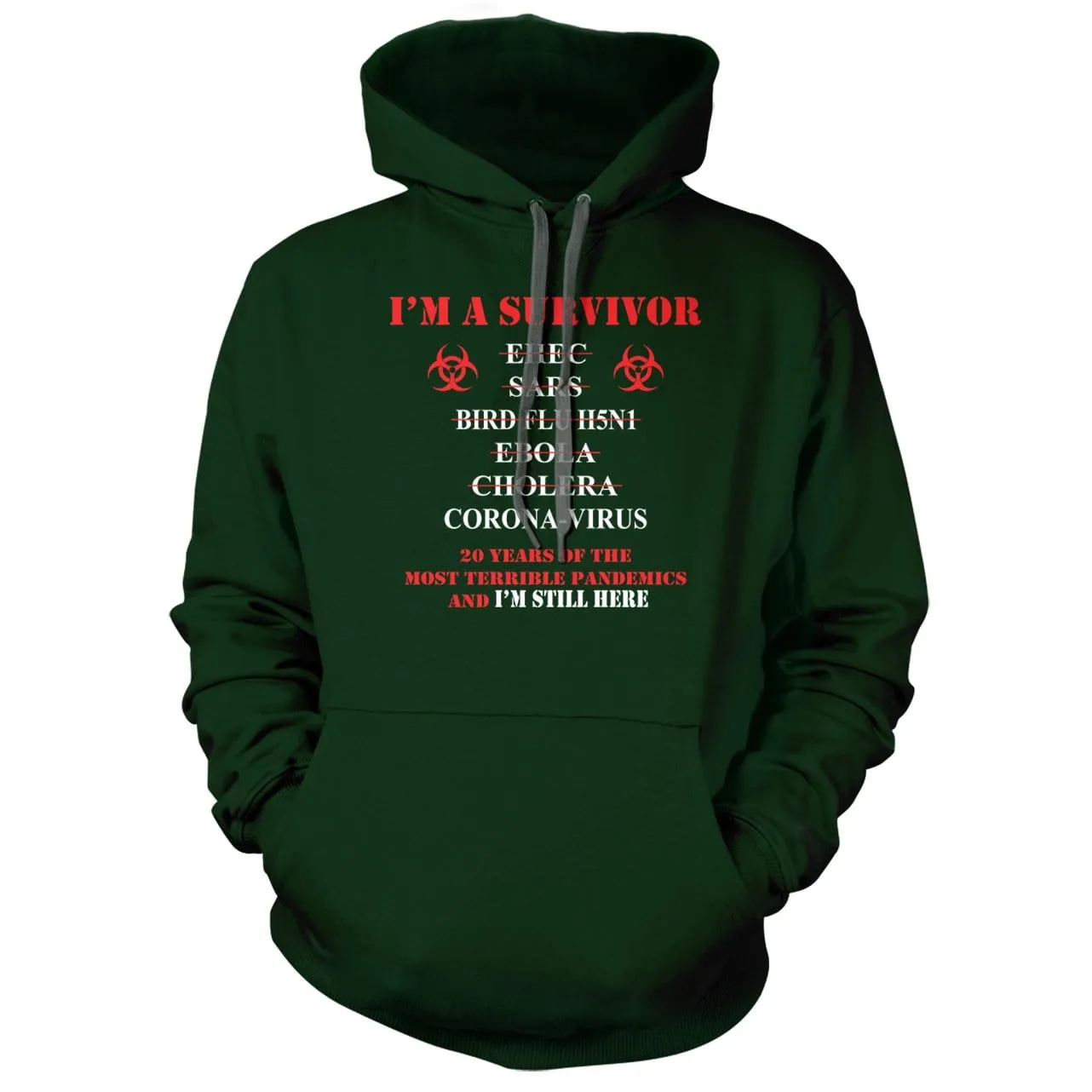I'm a Survivor Virus List Hoodie
