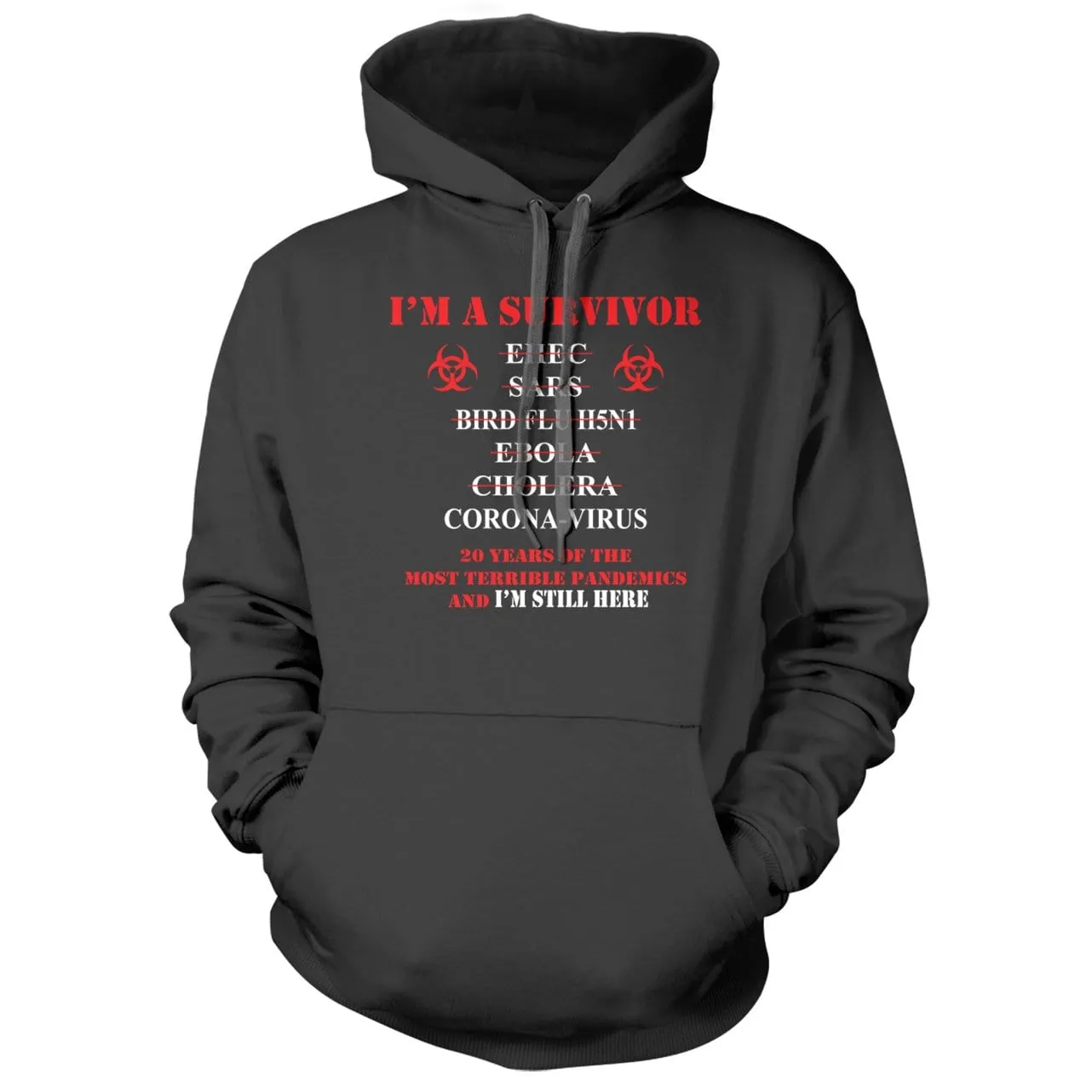 I'm a Survivor Virus List Hoodie
