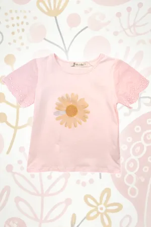 Lace Sunflower T-Shirt
