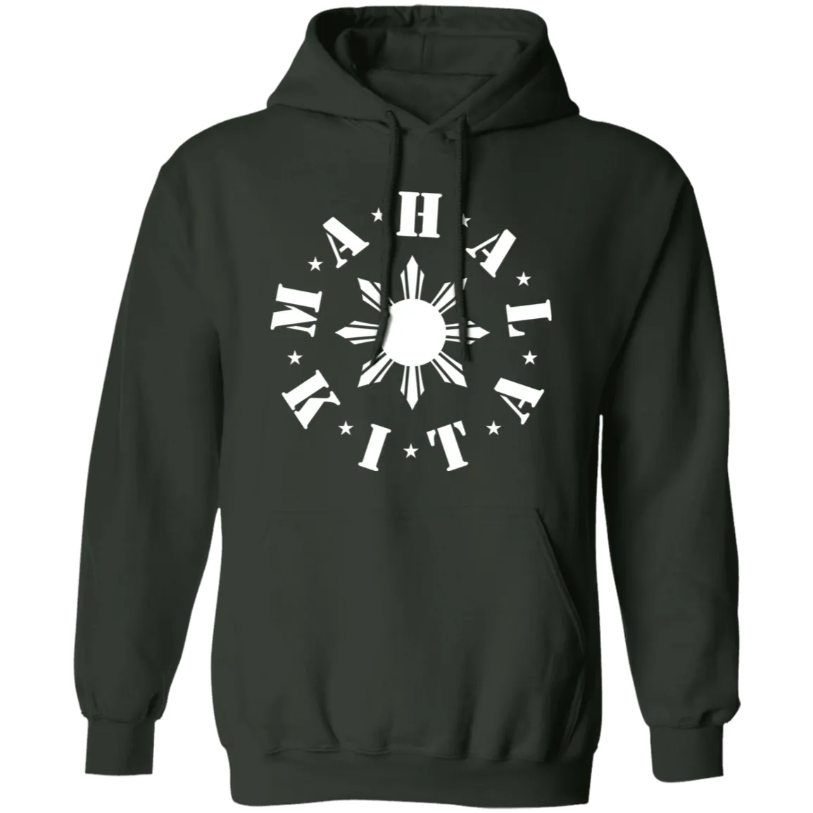 Mahal Kita In Circle Sun Unisex Pullover Hoodie