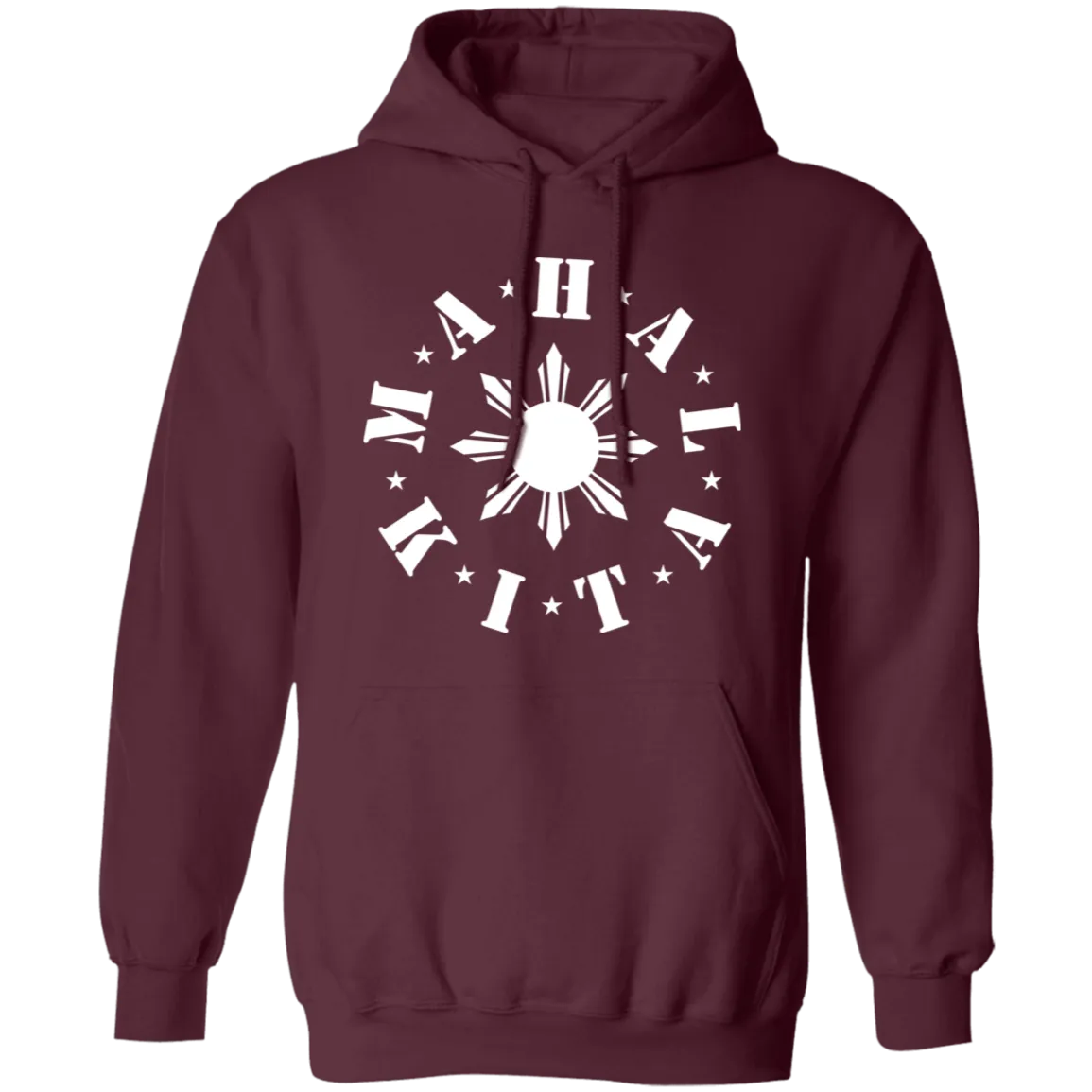 Mahal Kita In Circle Sun Unisex Pullover Hoodie