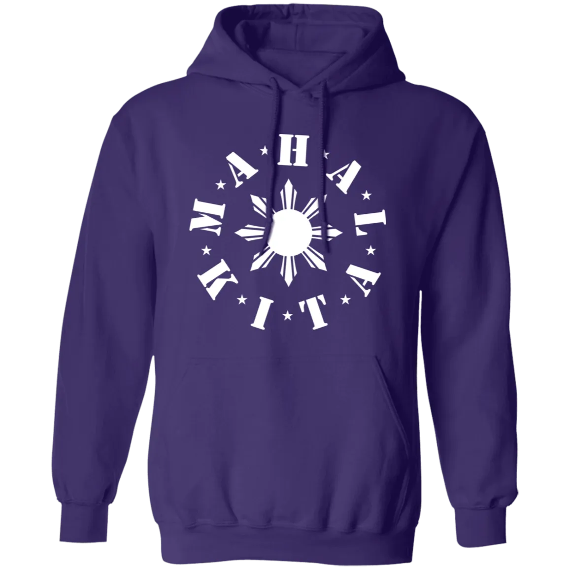 Mahal Kita In Circle Sun Unisex Pullover Hoodie