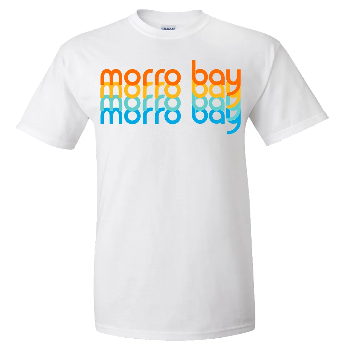 Morro Bay Stacked Asst Colors T-shirt/tee