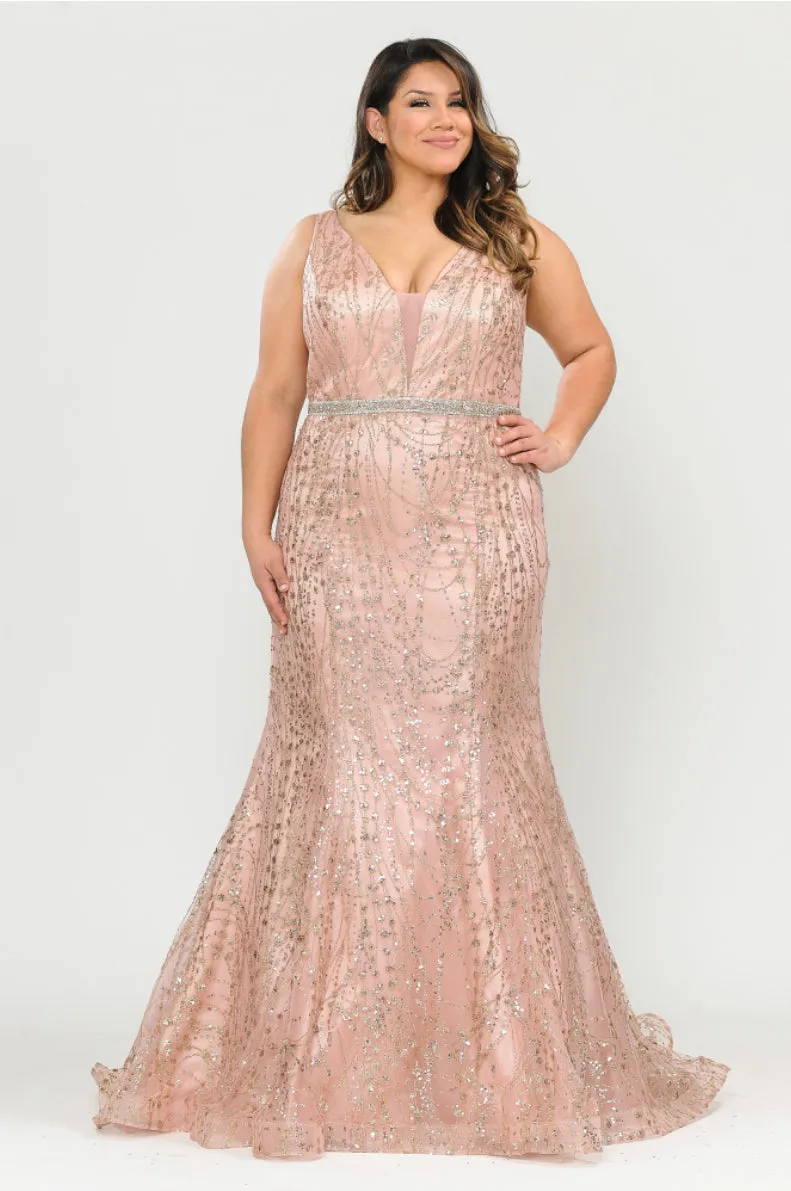 Poly USA Evening Gowns W1092