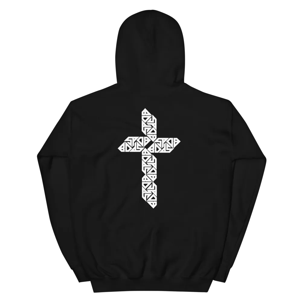 "White Logo Cross" Hoodies (4 Colors)