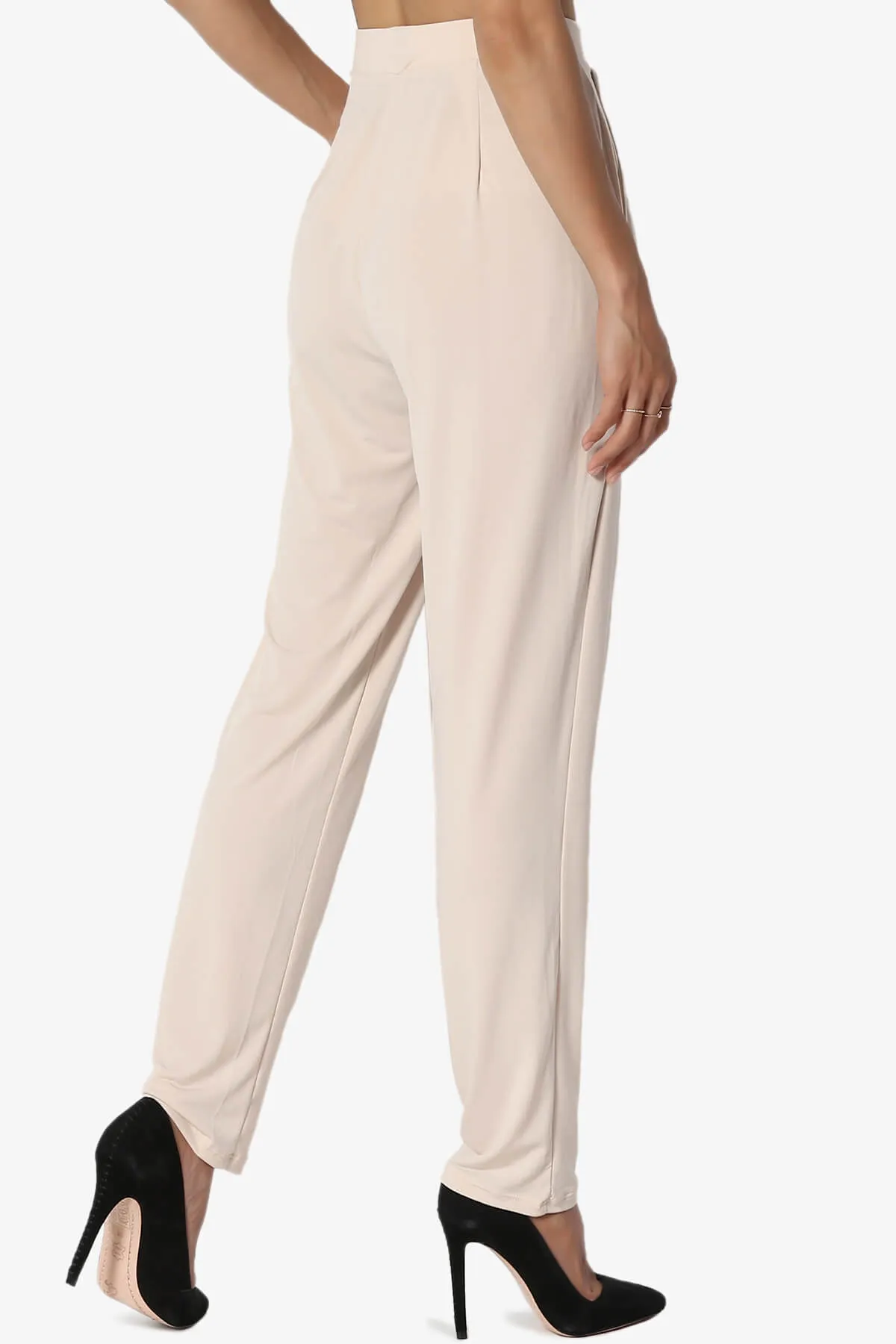 Trellis Cool Pleated Elasic Waist Pants